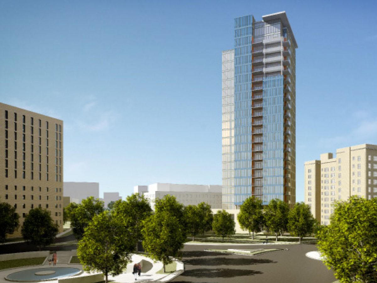 25 Gates Circle Condominium Tower Concept HHL Architects