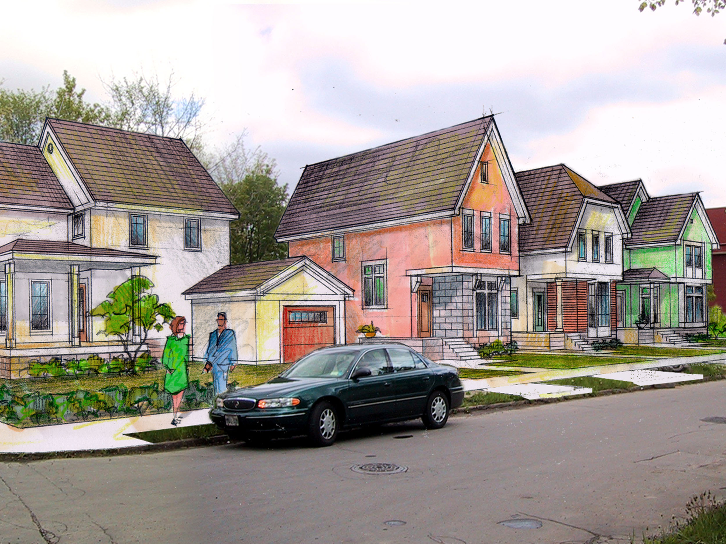 Traditional Buffalo House Models HHL Architects